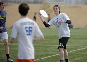 Jonny Malks makes a pass to his teammate. Photo Courtesy of Jamey Bowers