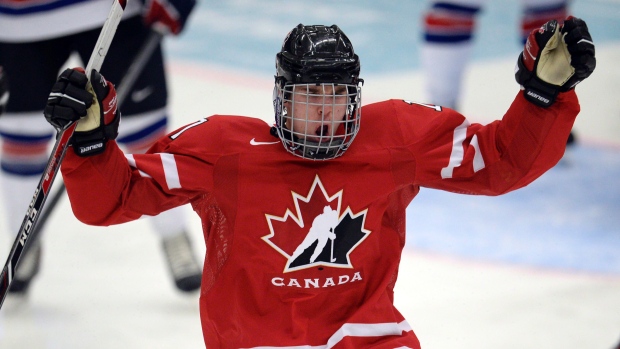 Canadian hockey player Connor McDavid.