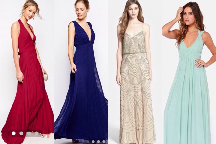 These dresses were posted in the YHS 2015 Ladies! Facebook group from asos.com, nordstrom.com, and lulus.com.