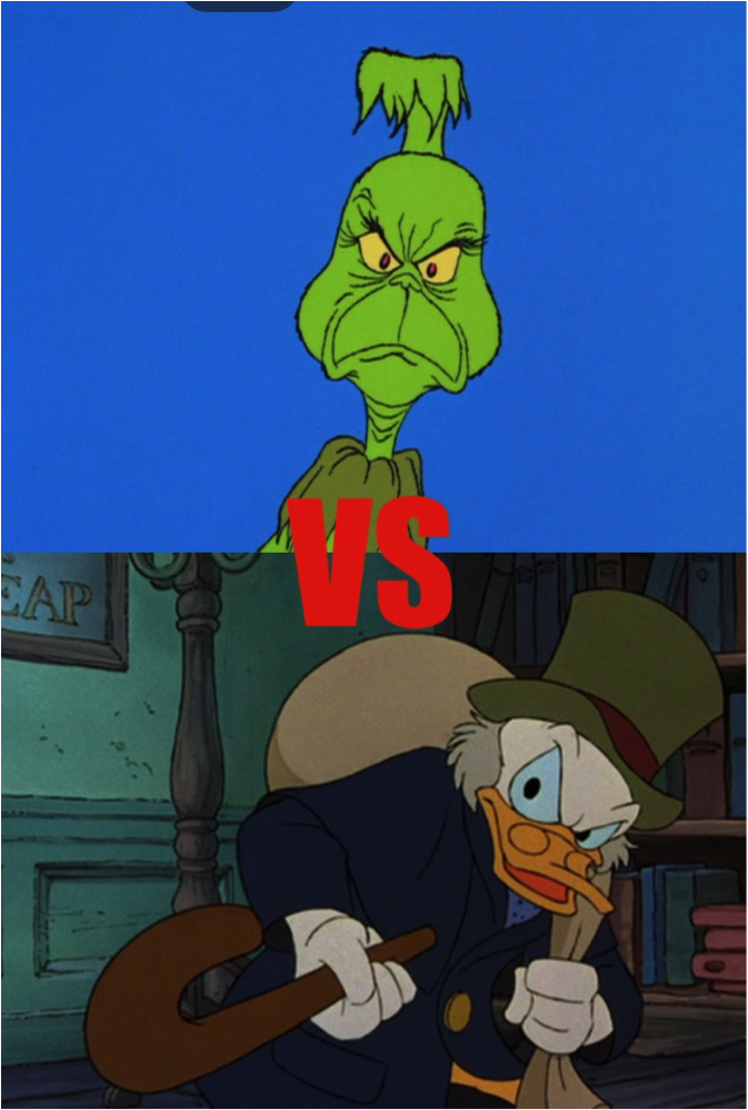 Who is the better Christmas grouch? Scrooge or The Grinch