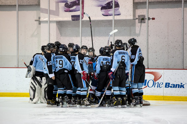The Yorktown  Varsity Hockey team is off to a hot start with a record of 3-2-1