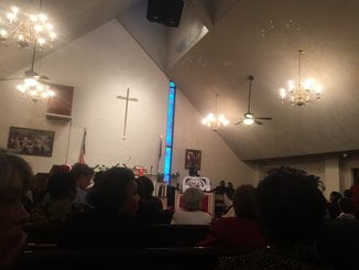 Dr. Lee speaks at Mt. Salvation Baptist Church