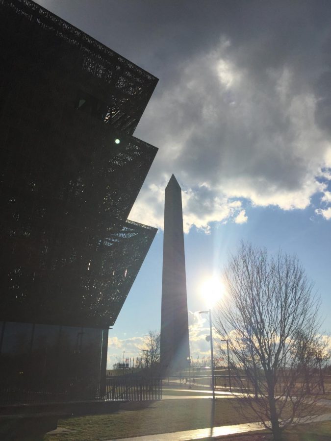 From the outside, the National Museum of African American History and Culture is hugely grand with skyward reaching fins.