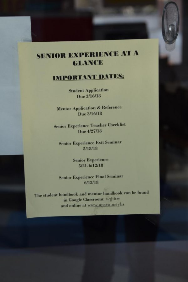 Seniors will soon have to decide where to spend their senior experience.