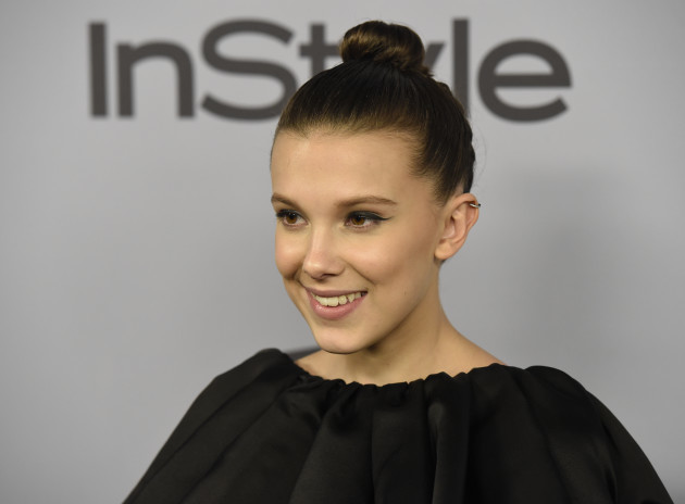 14-year-old British actress Millie Bobby Brown has quickly risen to fame in Hollywood. 