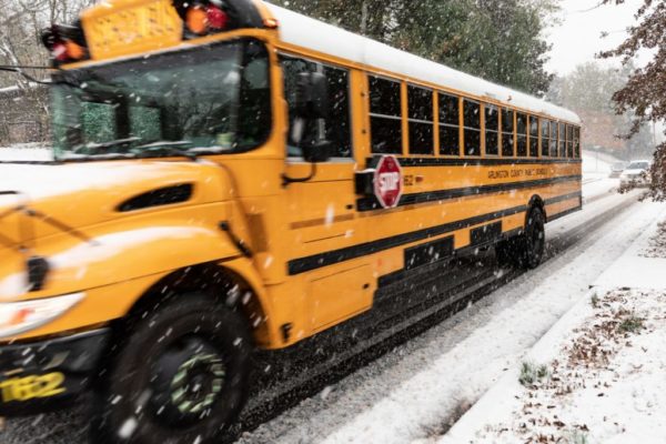 Early winter snow in Arlington