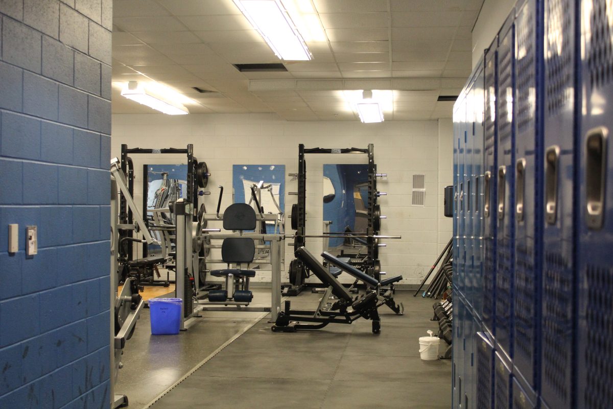 Yorktowns weight room hosts a weightlifting intramural
