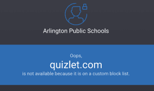 Quizlet is the most controversial ban from APS.