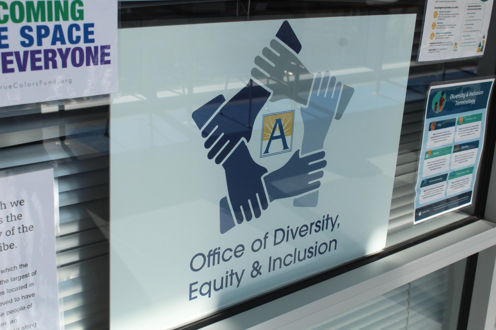 The office of Diversity, Equity, and Inclusion located on our second floor.