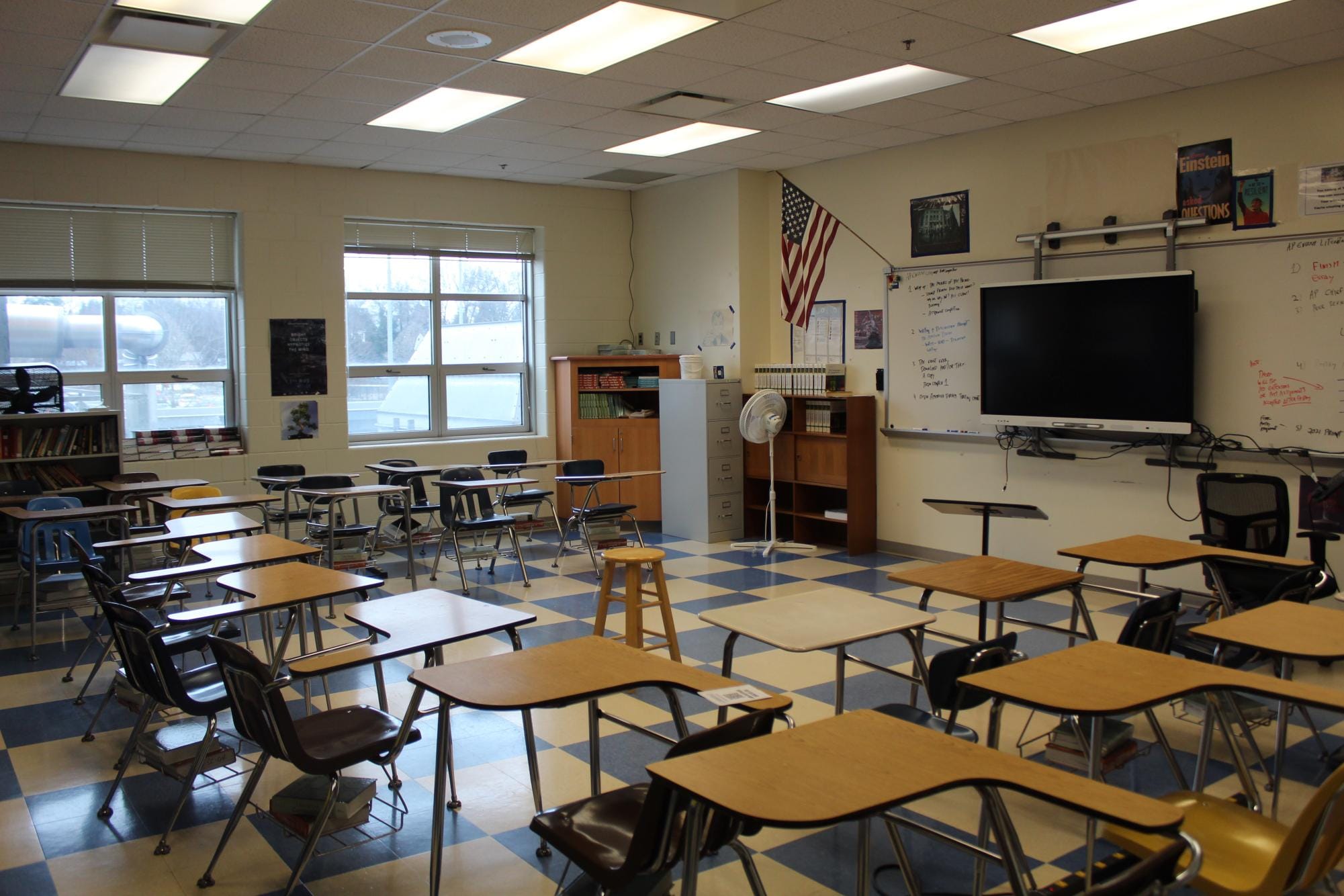 Classroom Arranged For A Seminar
