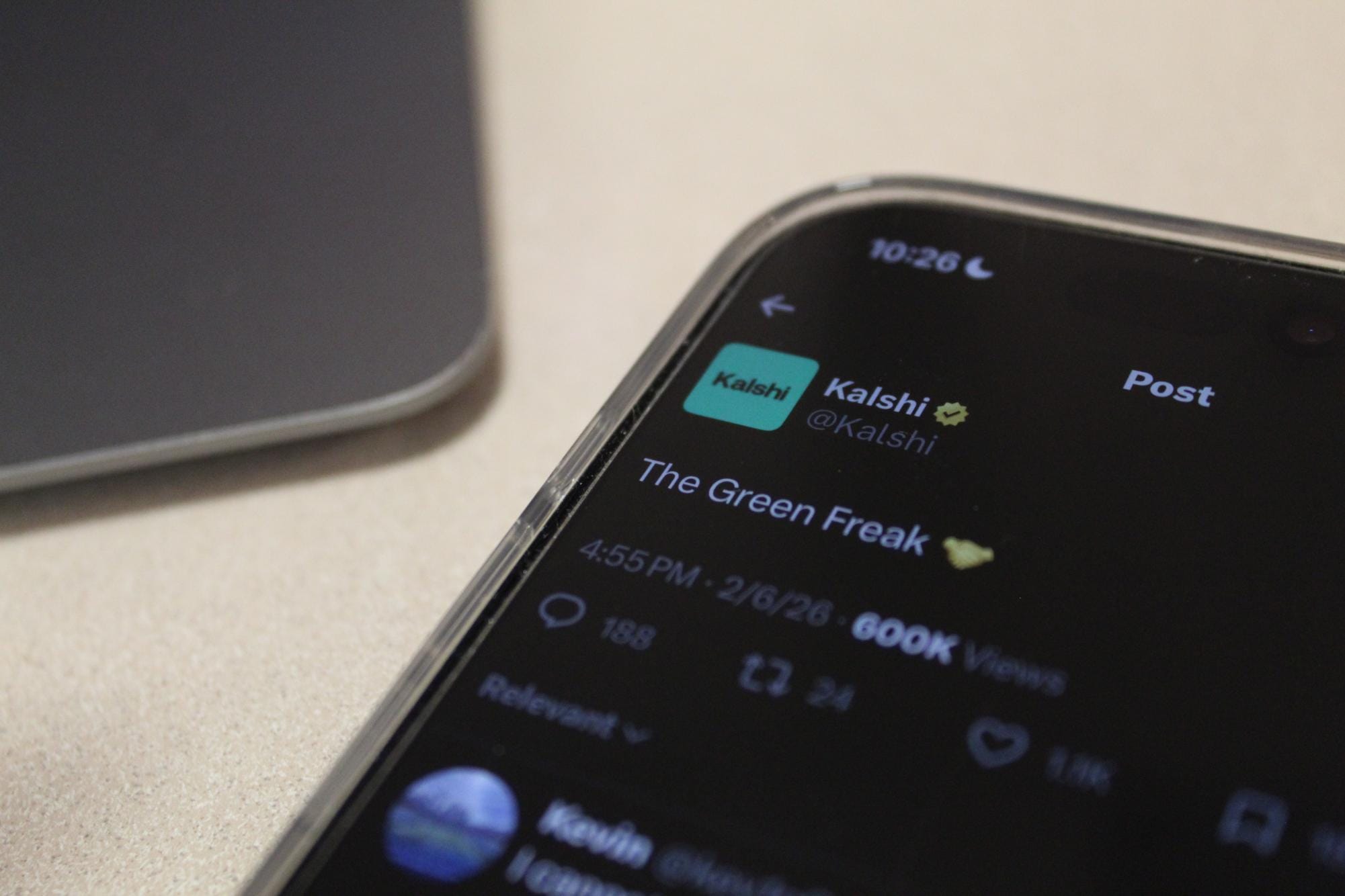 Kalshi is a new betting app that allows people to bet on anything.