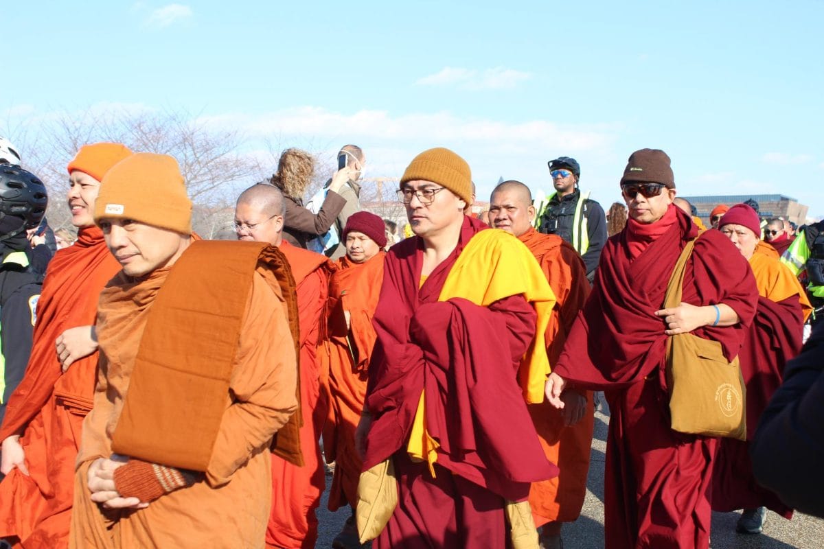 The Monks On Their Journey
